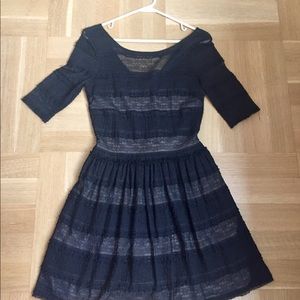 BCBG sheer lace dress